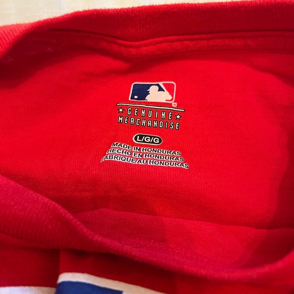 Texas Rangers Red Baseball T-Shirt - Picture 6 of 6